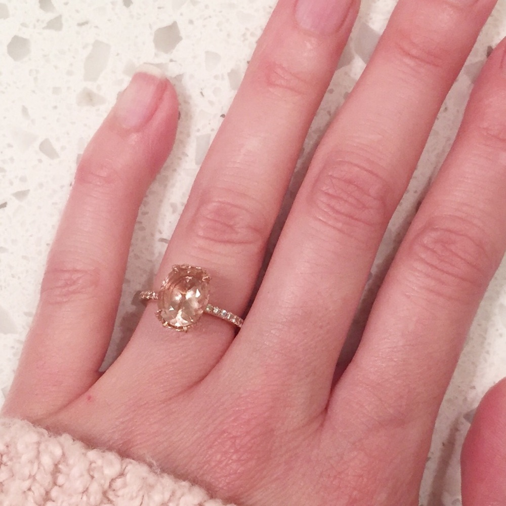 GORGEOUS Morganite Ring